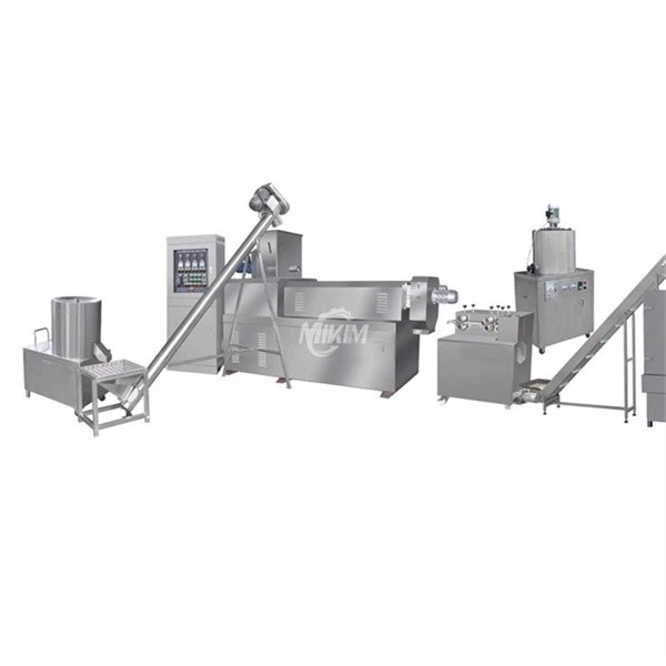 production line potato chips